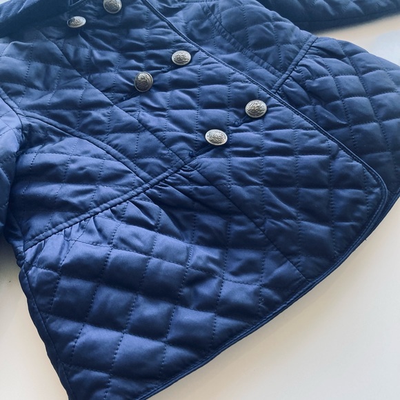 Inspired Toddler Fall Navy Quited Bomber Jacket - Picture 3 of 6